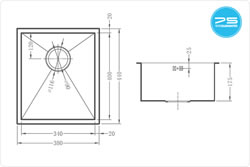Zenuno 340u Stainless Steel Sink